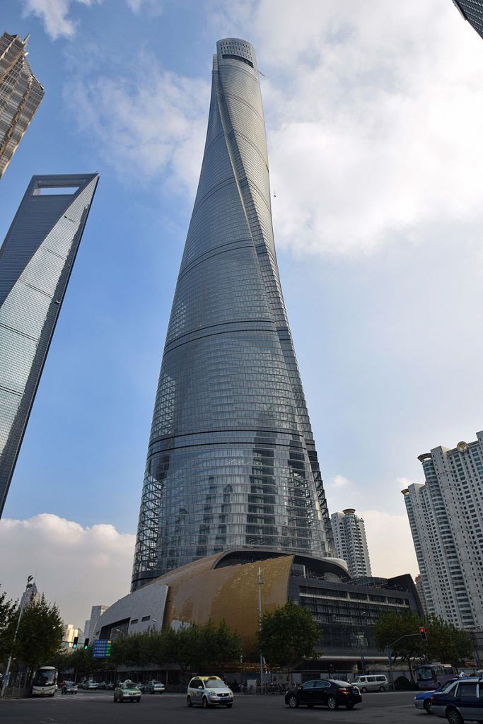 The Shangai Tower, reaching for the sky.