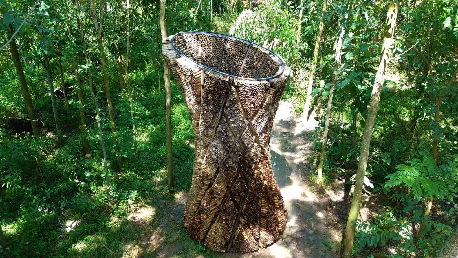 Bamboo parametric cooling tower