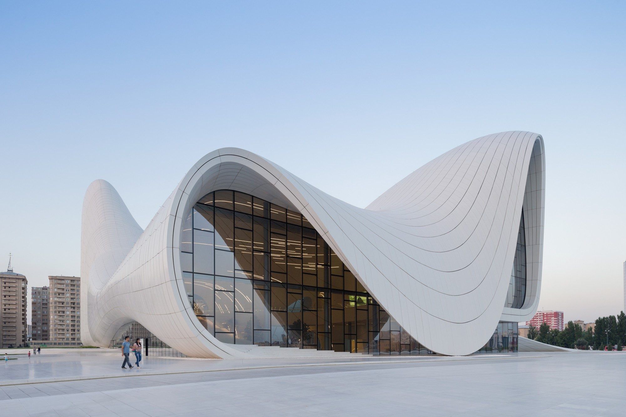 Hyder Aliyev Centre Parametricism Zaha Hadid Architects by Iwan Baan