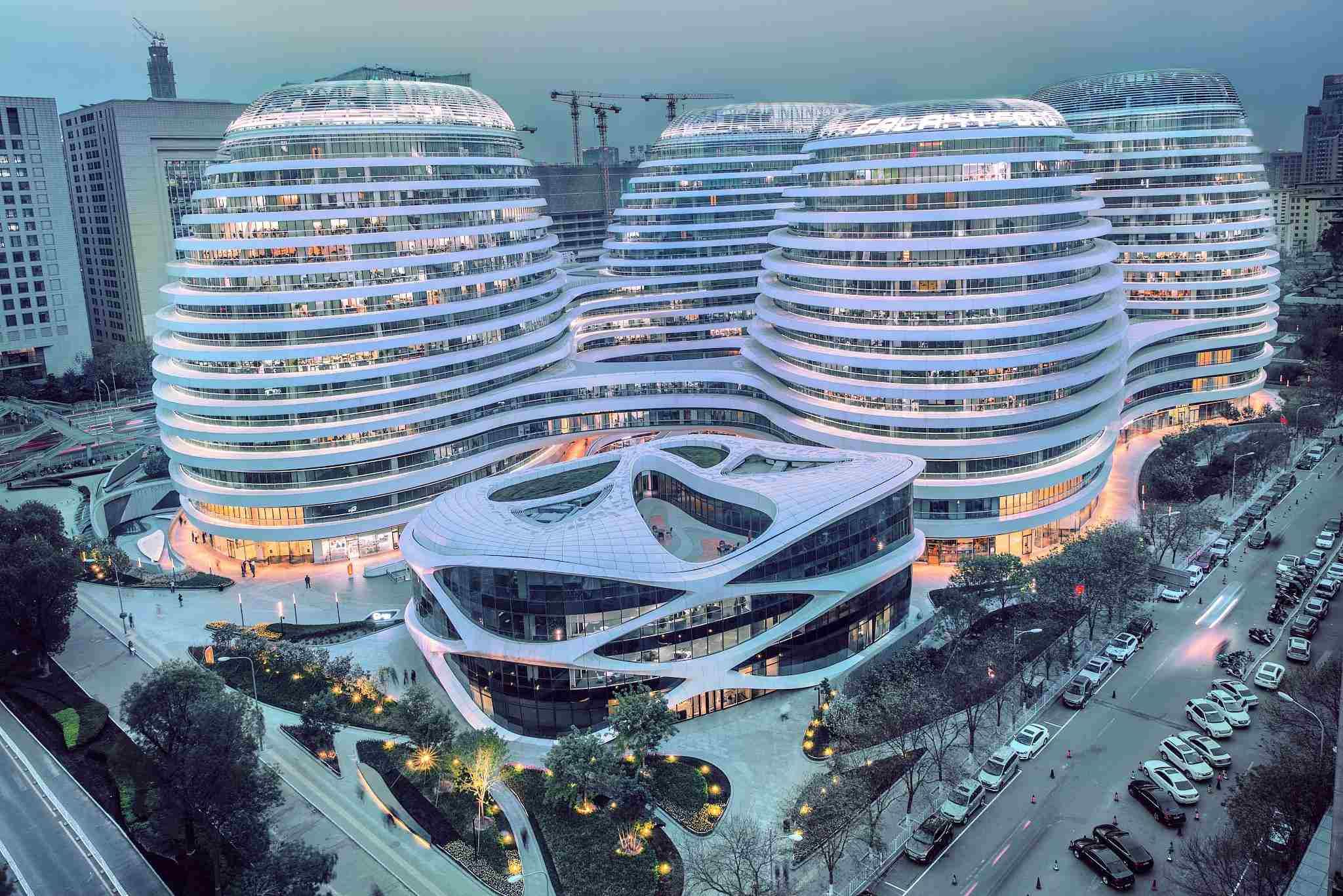 galaxy Soho Beijing parametric architecture Zaha Hadid architects
