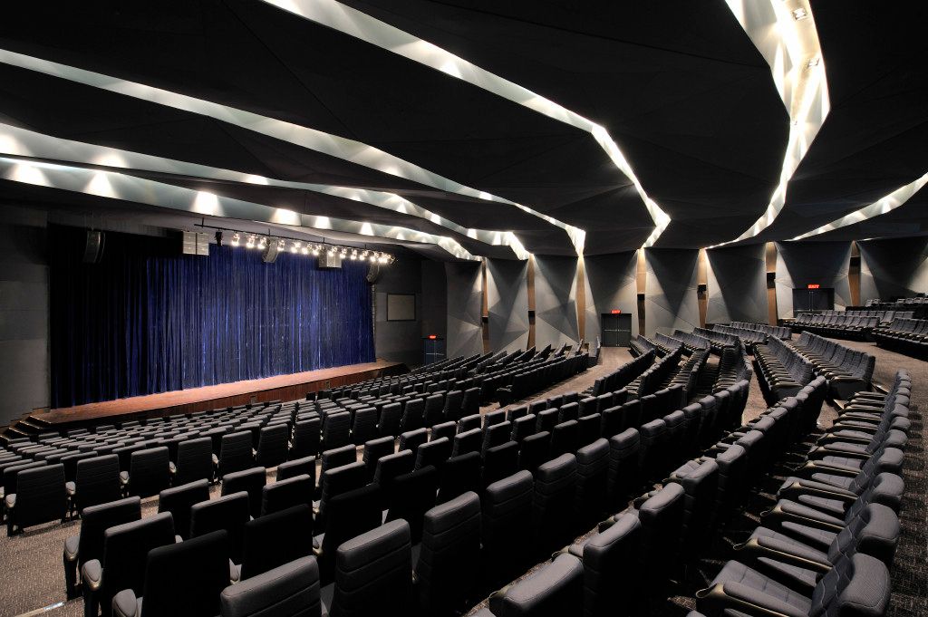 Interior view of an empty auditorium